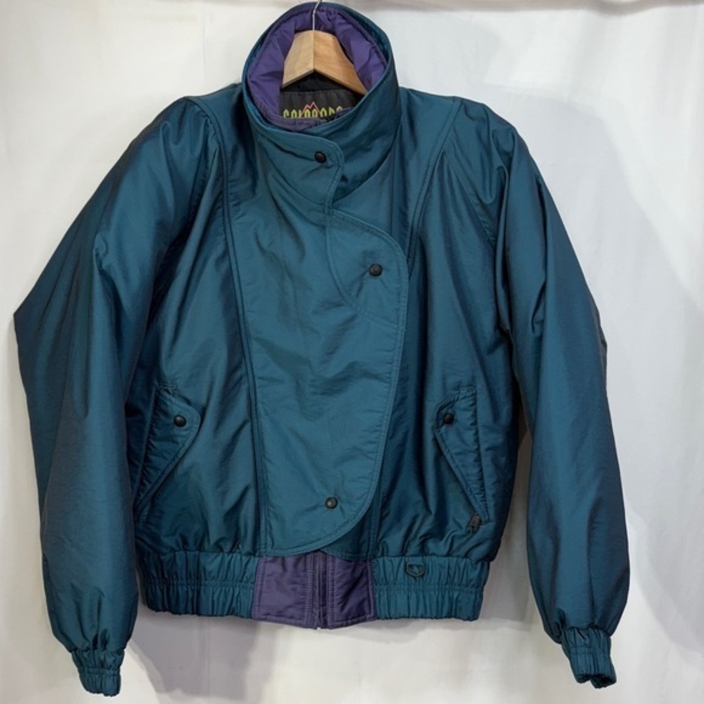 🥖 Colorado Classics by Gerry 80s vintage ski jacket, purple aqua, and teal